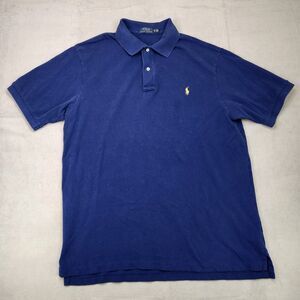 Polo Ralph Lauren Polo Shirt Men's XLT Blue Short Sleeve Pique Cotton Pony Golf